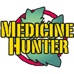 Medicine Hunter Logo used as link to news story about Blue Morpho and Master Shaman Hamilton Souther